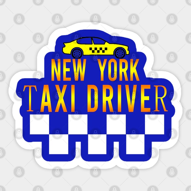 NEW YORK TAXI DRIVER Sticker by nabilhaj